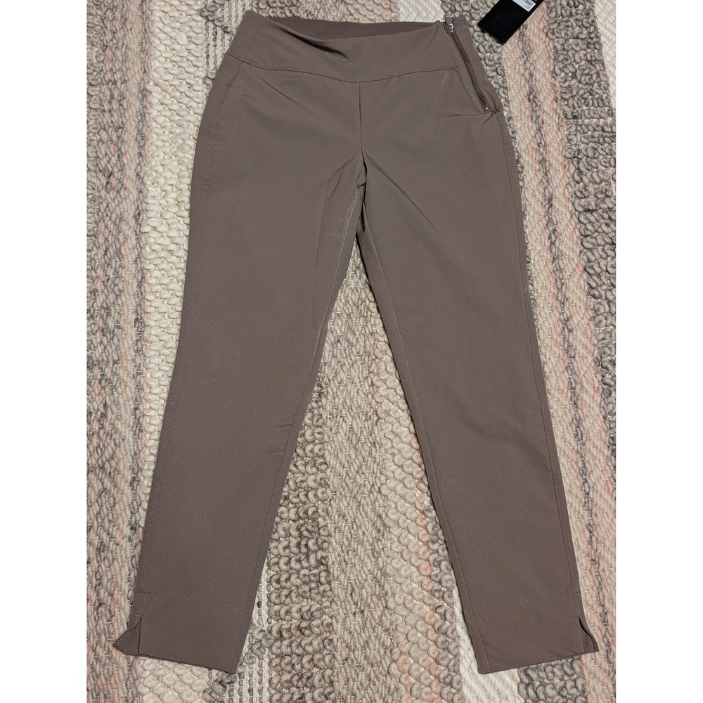 NWT 90 Degree by Reflex Iron Ankle Pants Side Zip Stretch Trousers Small